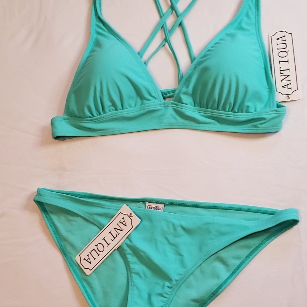 Antiqua Halter top and bottom swim  XL - Picture 5 of 5